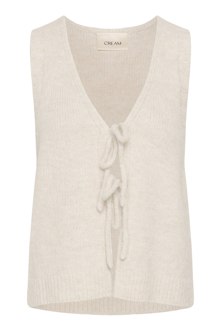 Chandail sans manches Cladine - En tricot avec attaches frontales