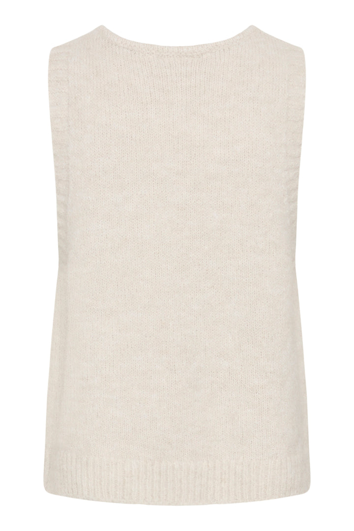 Chandail sans manches Cladine - En tricot avec attaches frontales