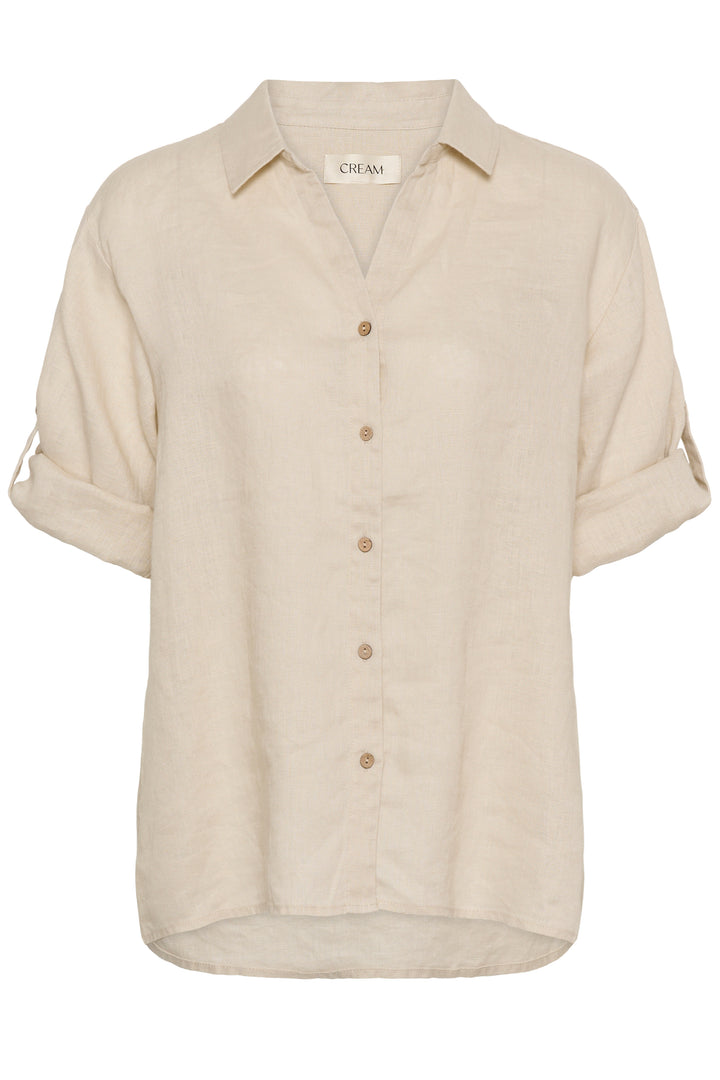 Chemise en lin Bellis - Manches longues coupe oversize