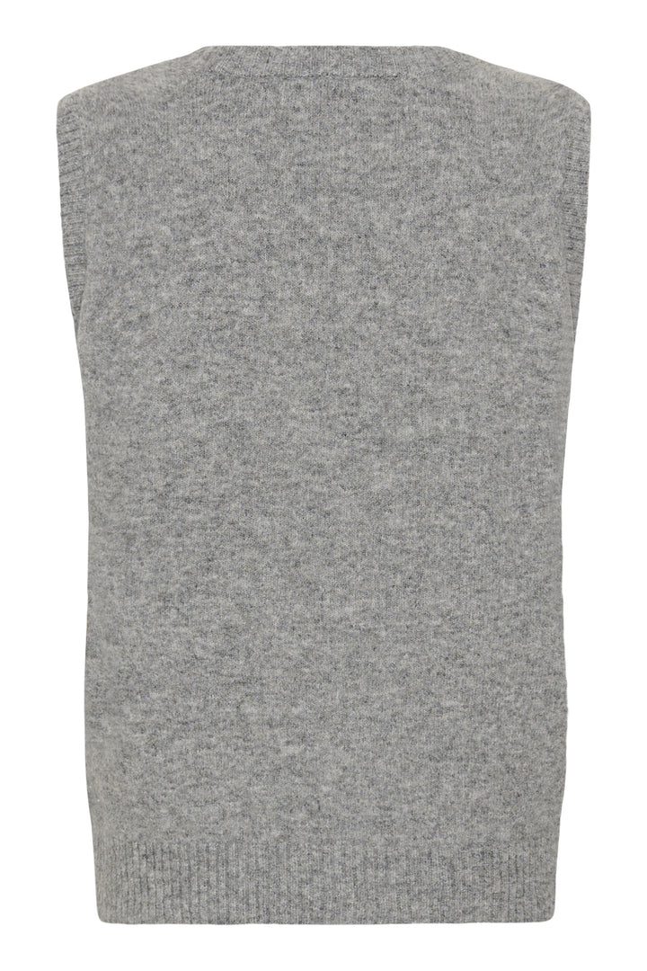 Débardeur au motif losanges classique Hope - Mélange de polyester recyclé et laine
