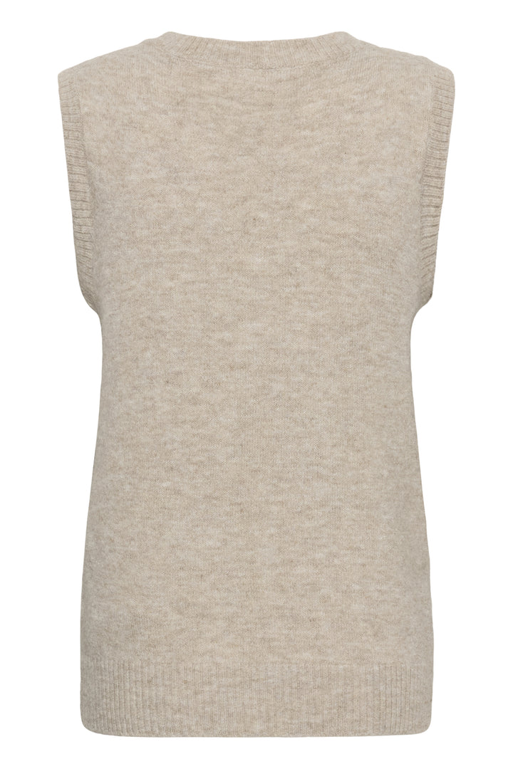 Débardeur au motif losanges classique Hope - Mélange de polyester recyclé et laine