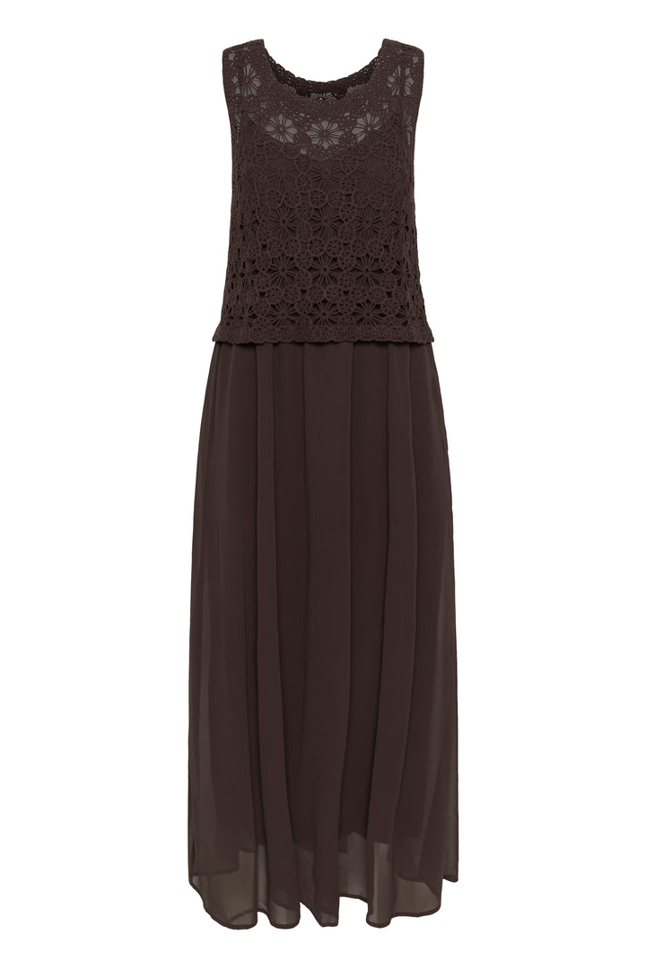 Robe longue Floria - Sans manches au bustier en crochet