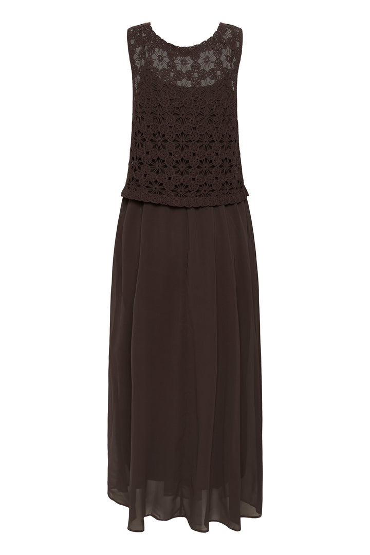 Robe longue Floria - Sans manches au bustier en crochet