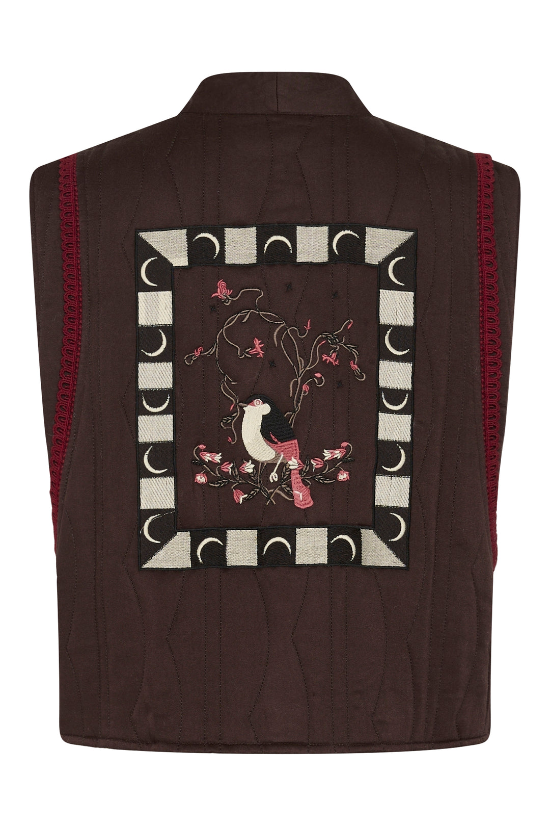 Veste sans manches Matic - Matelassé avec broderies