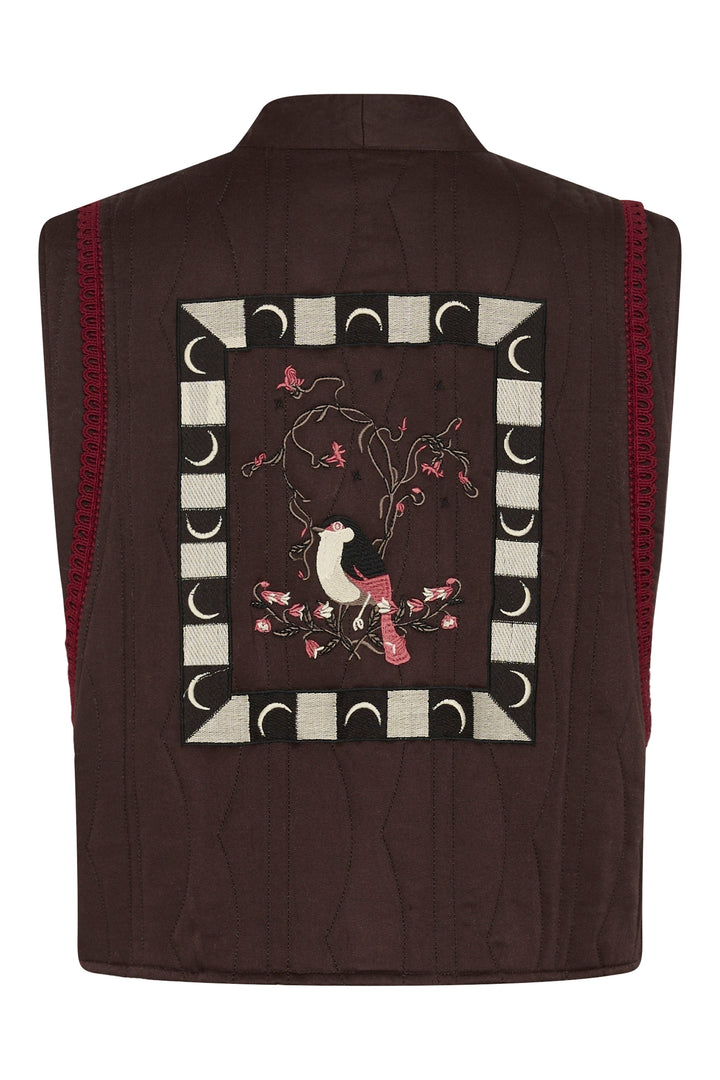Veste sans manches Matic - Matelassé avec broderies