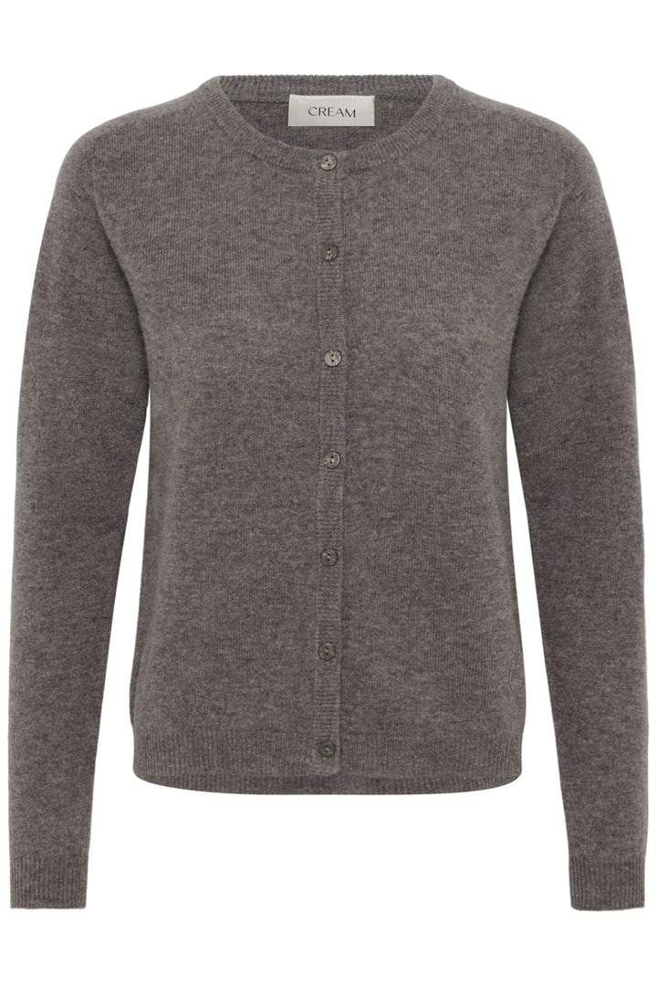 Cardigan en tricot de pure laine Mel - Court avec encolure ronde