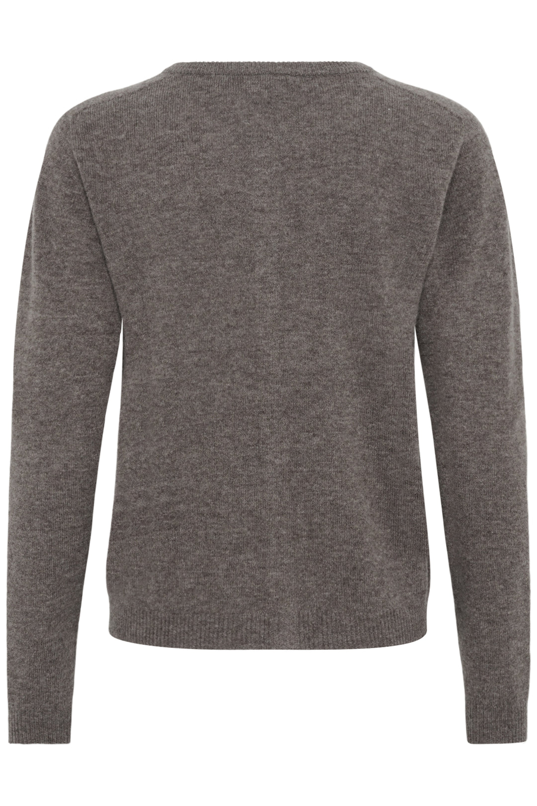 Cardigan en tricot de pure laine Mel - Court avec encolure ronde