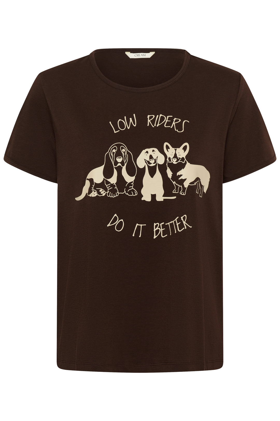 Le t-shirt 100% coton Bobby - Décontracté à message illustré