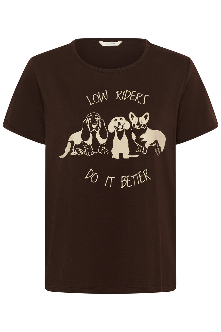 Le t-shirt 100% coton Bobby - Décontracté à message illustré