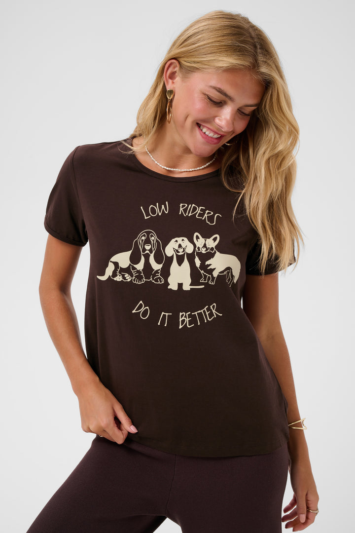 Le t-shirt 100% coton Bobby - Décontracté à message illustré