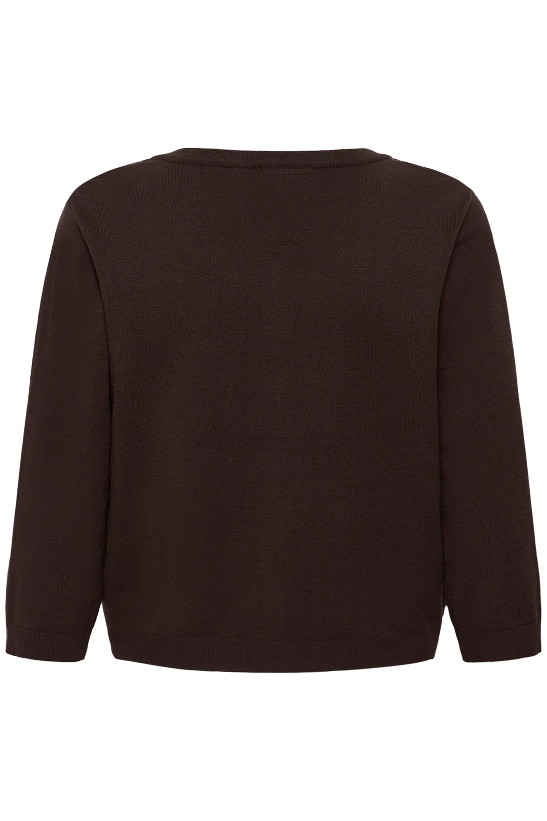 Cardigan en tricot écoresponsable Dela - Avec encolure ronde et manches trois-quarts