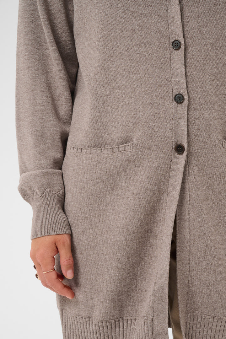 Cardigan long Dela - Veste en tricot à coupe relaxe
