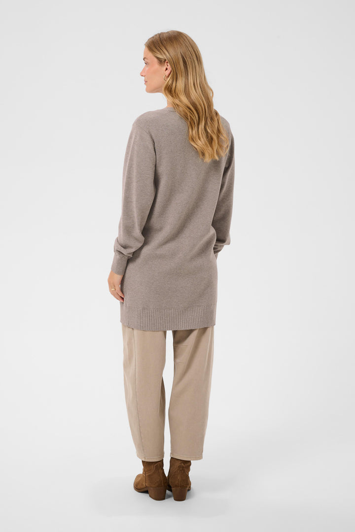 Cardigan long Dela - Veste en tricot à coupe relaxe