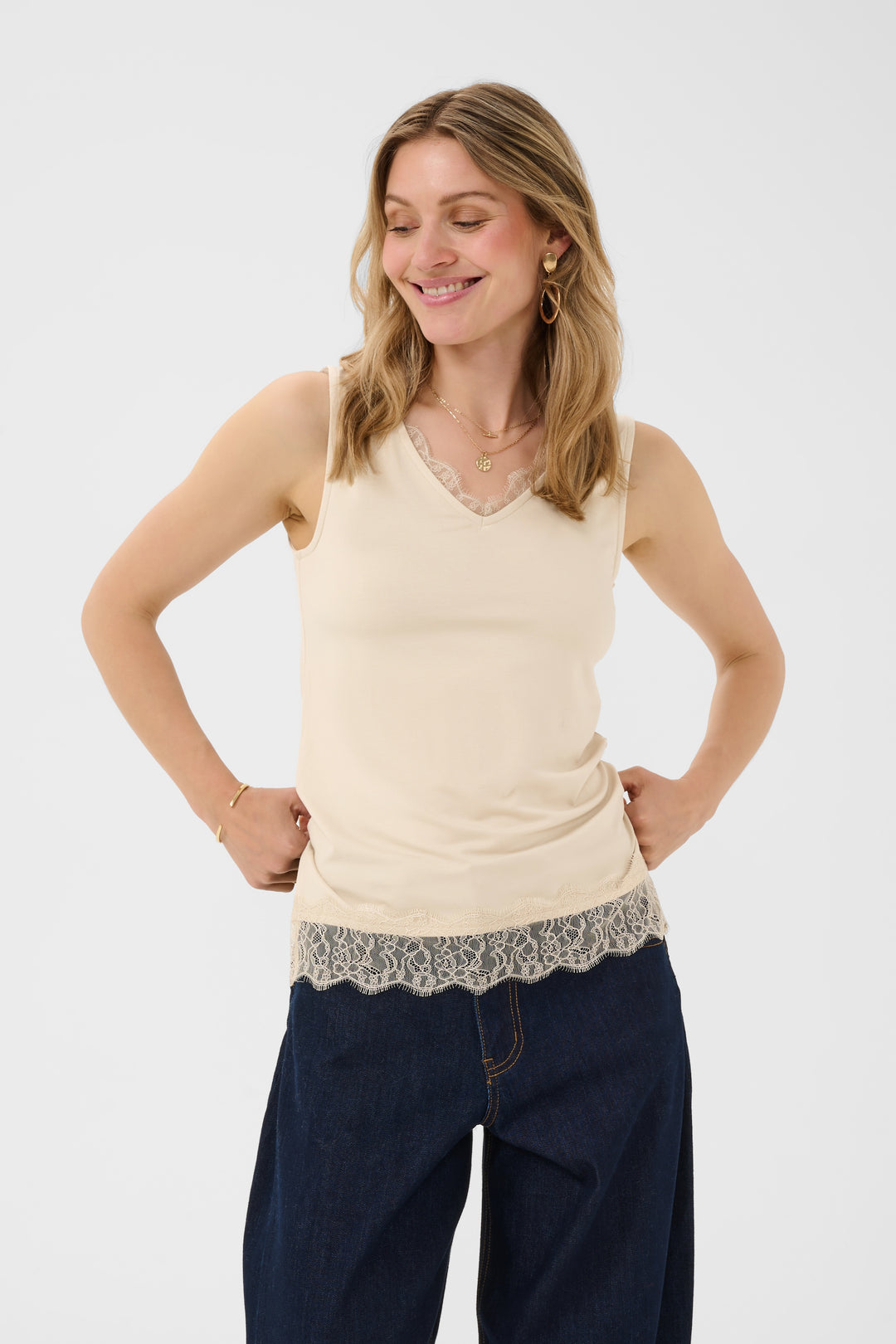 Haut sans manches Alvaia - Tissu extensible offrant un confort supérieur