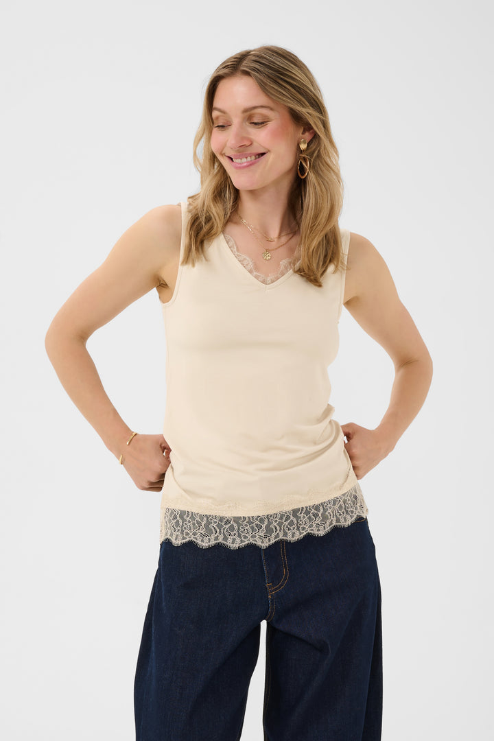 Haut sans manches Alvaia - Tissu extensible offrant un confort supérieur