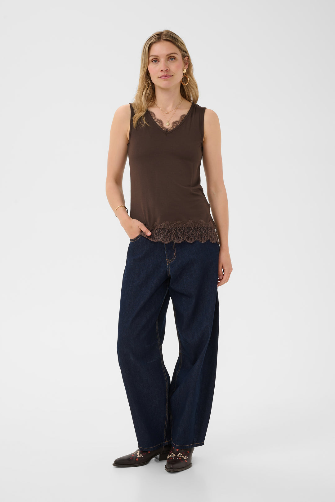 Haut sans manches Alvaia - Tissu extensible offrant un confort supérieur