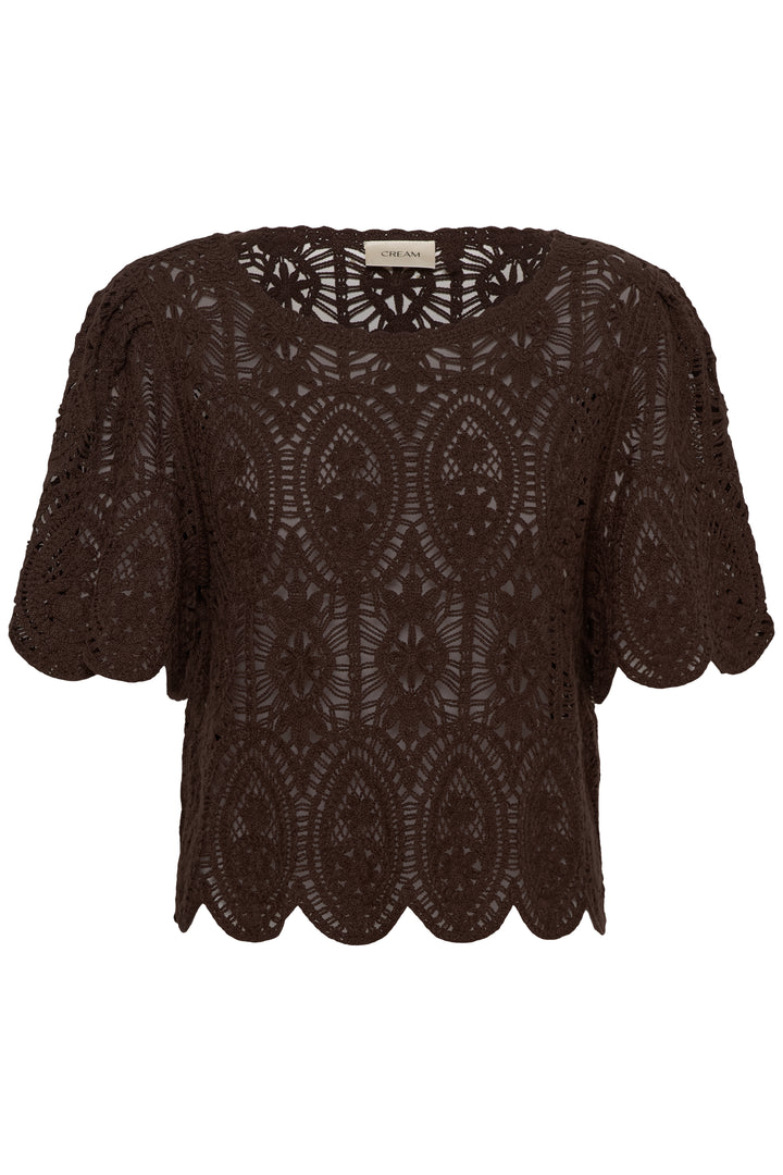 Blouse en crochet Mindie - En pur coton