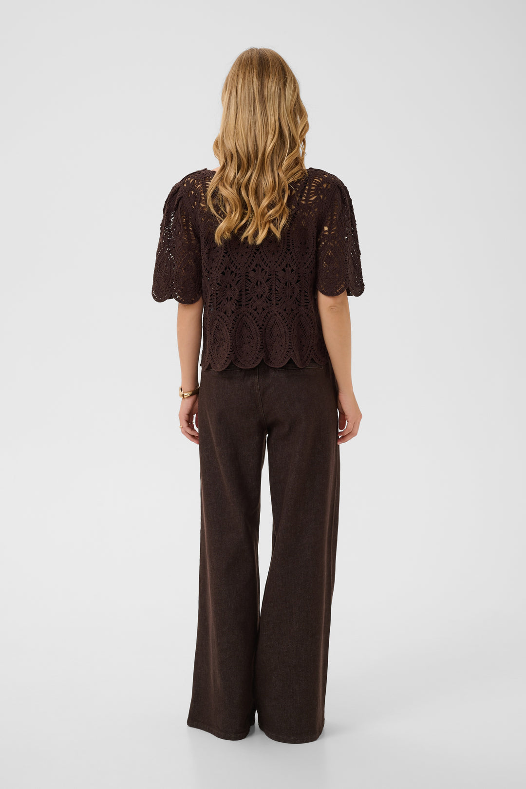Blouse en crochet Mindie - En pur coton