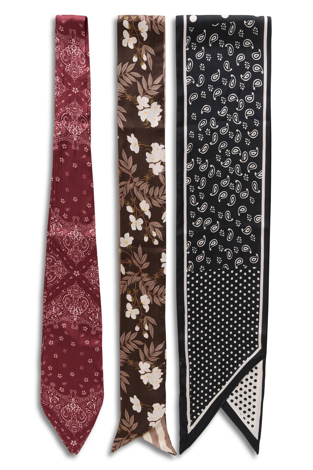Foulard  aux imprimés élégants Tie - Accessoire fin et soyeux