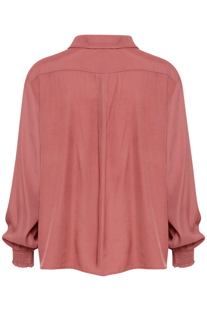 Chemise classique satinée