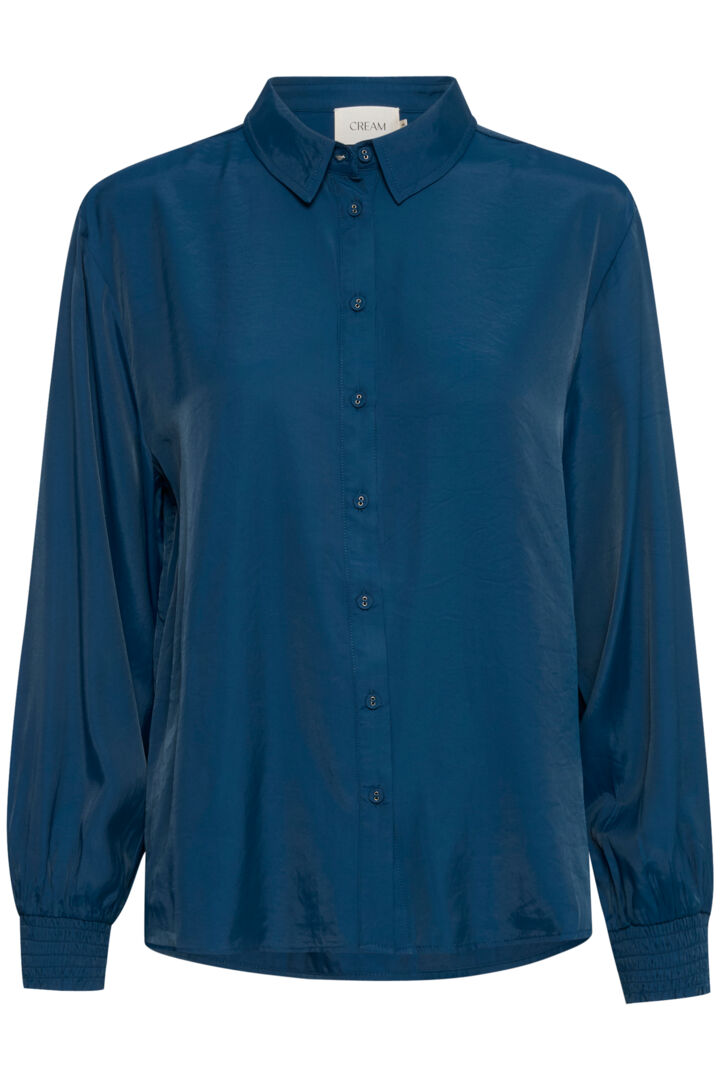 Chemise classique satinée