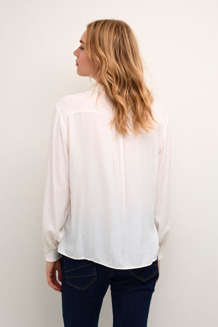 Chemise classique satinée