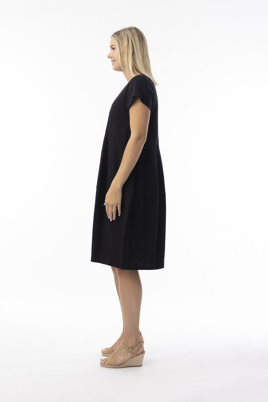 Robe silhouette décontractée avec poches Bubble