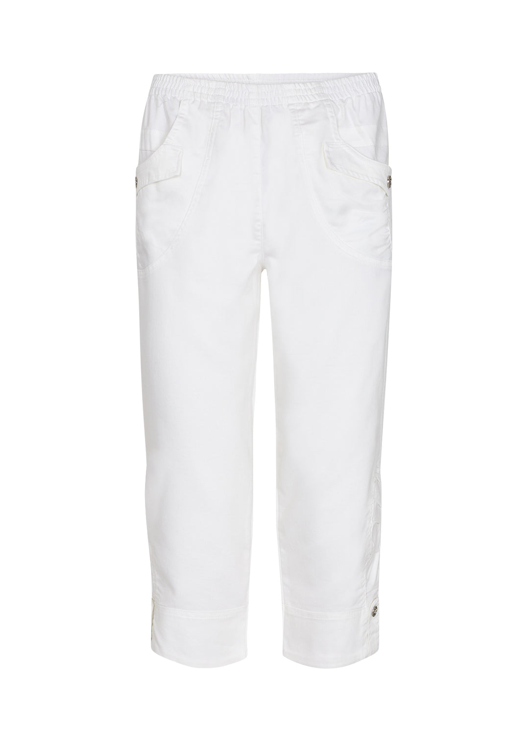 Pantalon confort 3/4 à taille élastique Akila - Décontracté avec poches