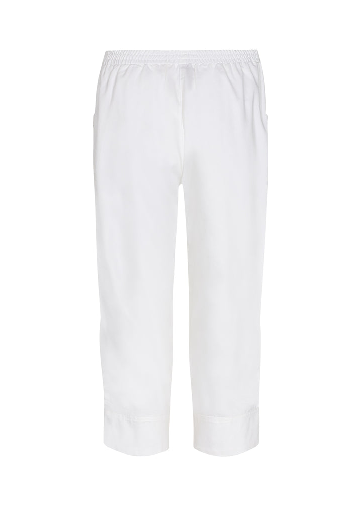 Pantalon confort 3/4 à taille élastique Akila - Décontracté avec poches