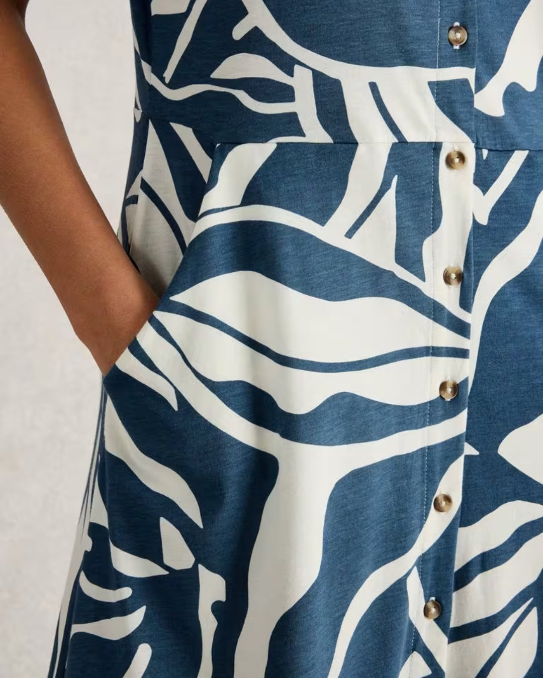 Robe-soleil marbrée Rua