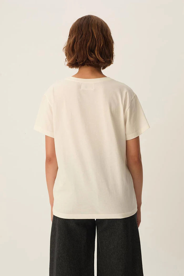 T-shirt droit avec broderie corgis