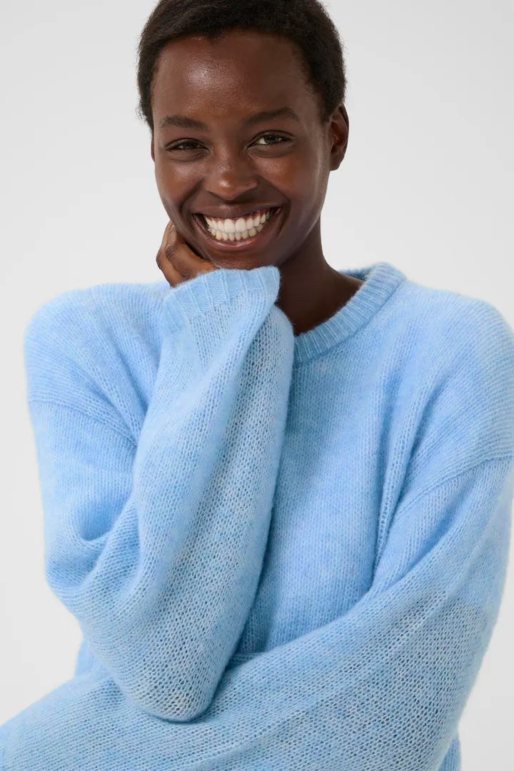 Pull coloré en tissu recyclé Spencer