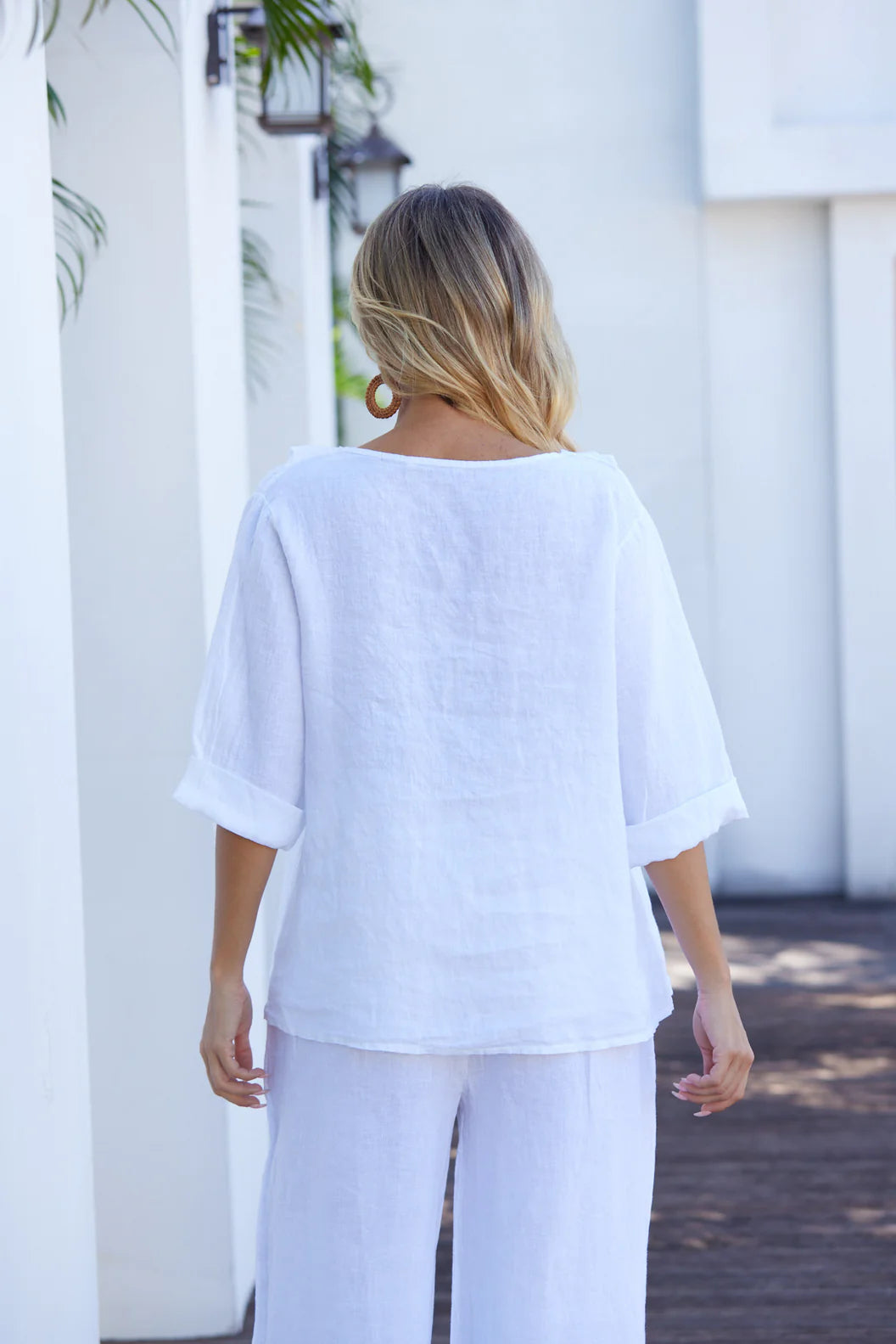 Blouse à volants Juliet – Manches 3/4