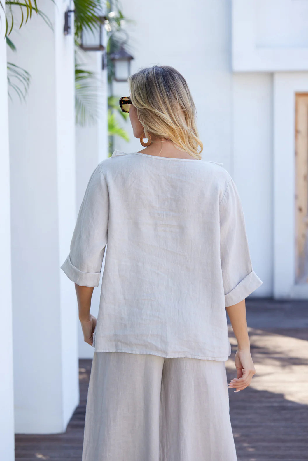 Blouse à volants Juliet – Manches 3/4