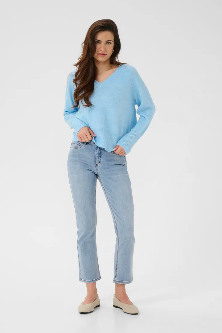 Pull moelleux à col en v Niel