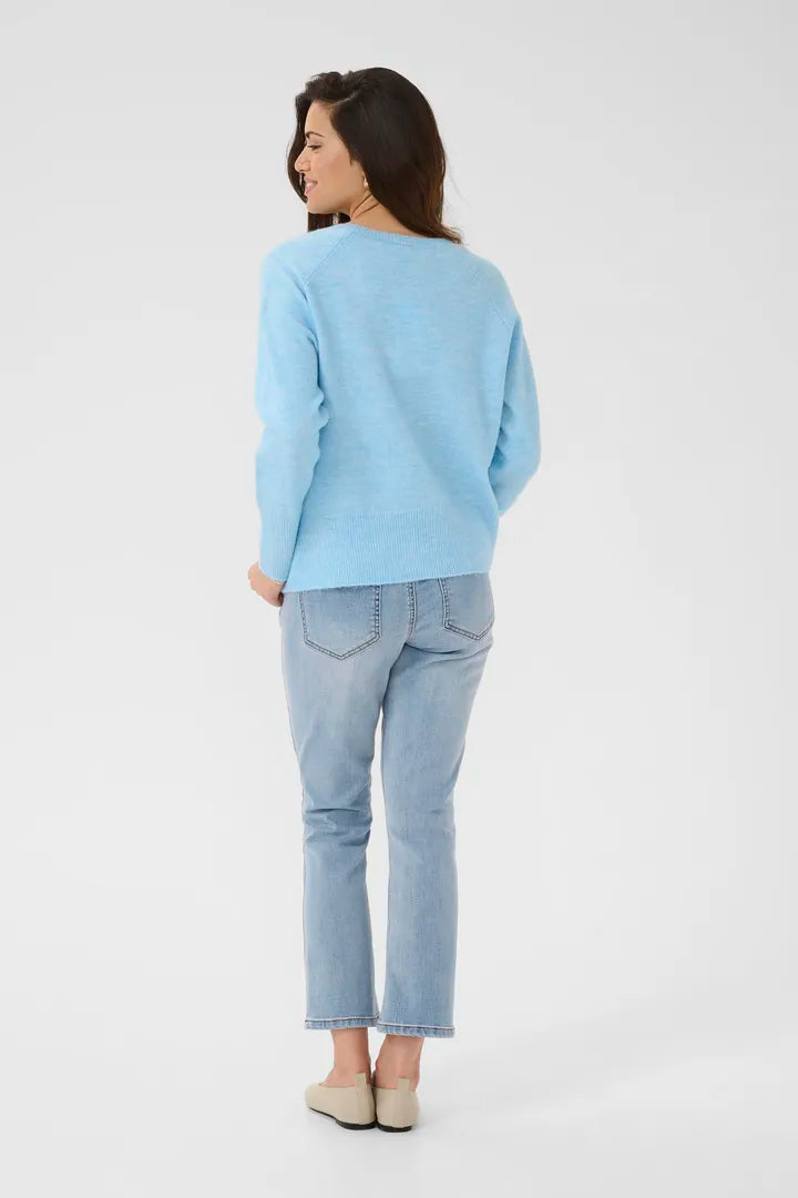 Pull moelleux à col en v Niel