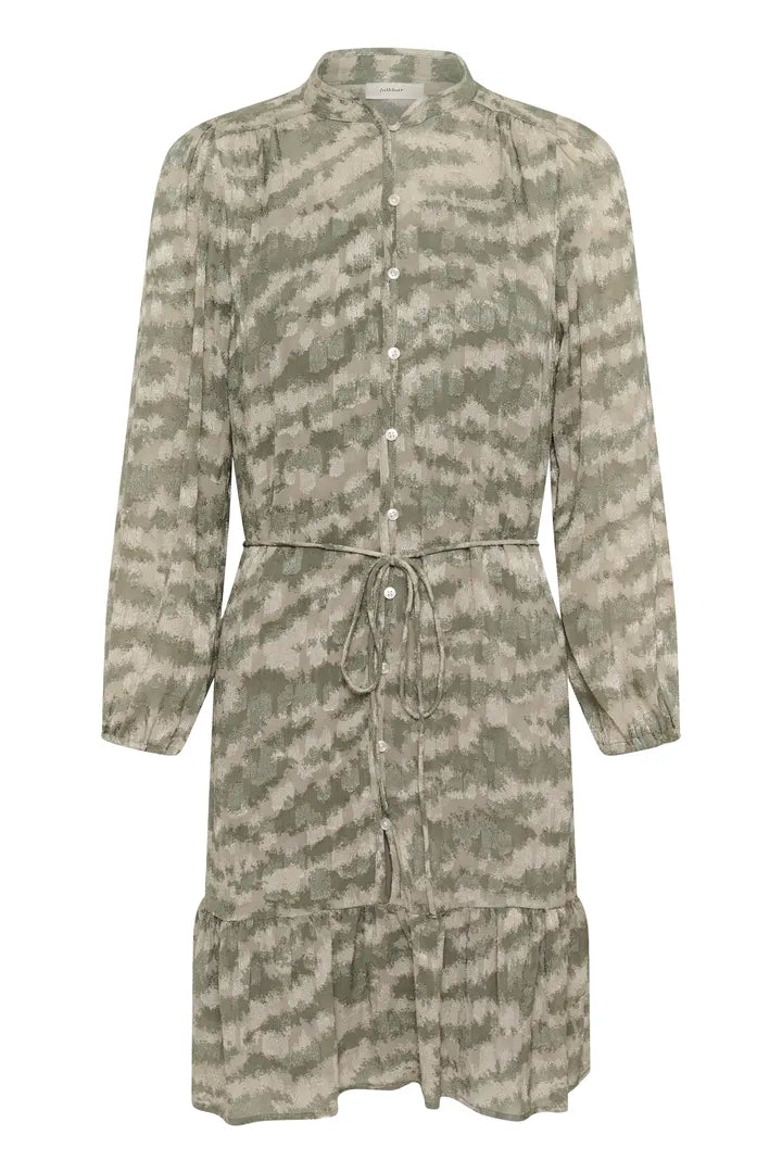 Robe imprimée Lena – Motif tigré et fluidité légère