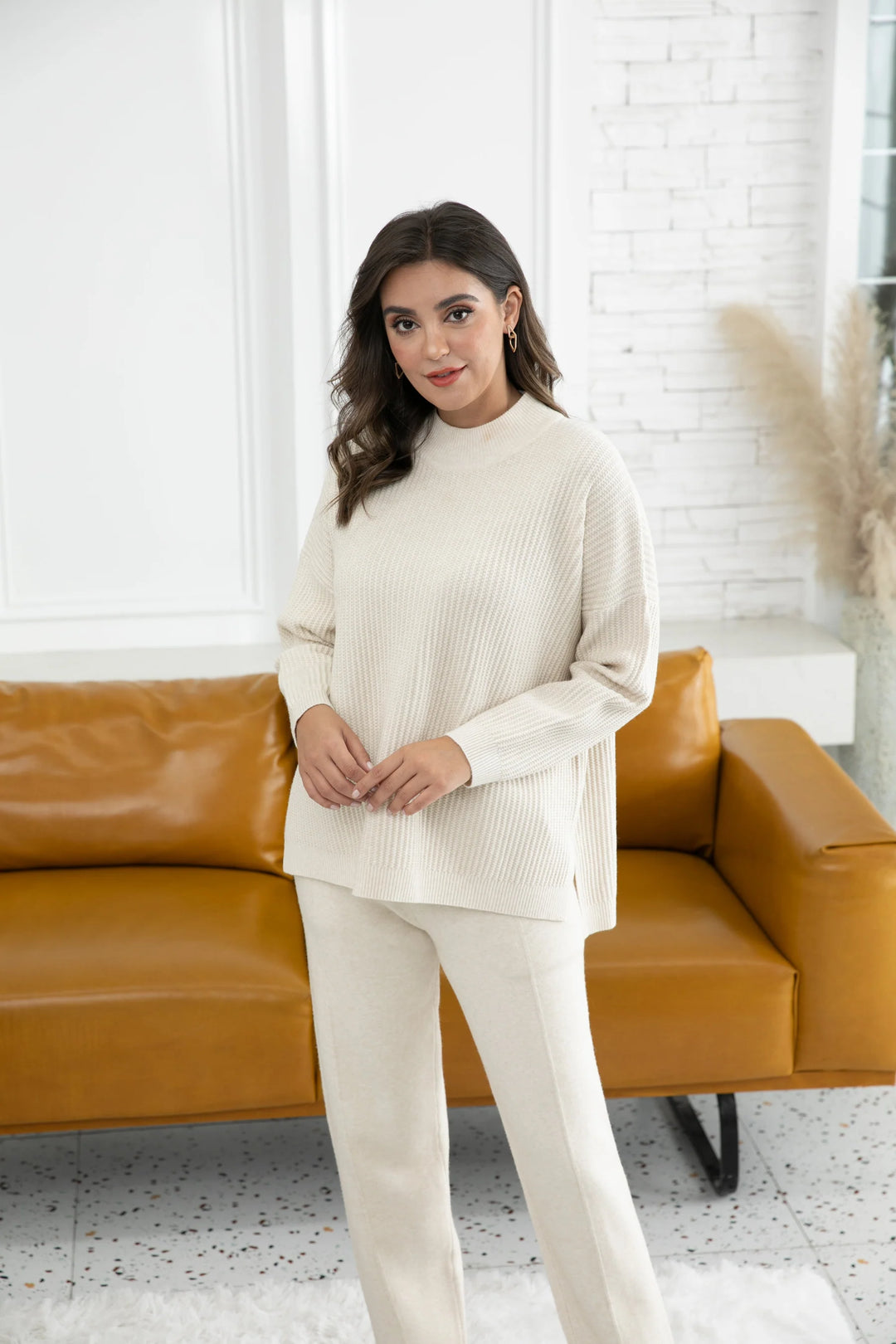 Pull doux effet cachemire