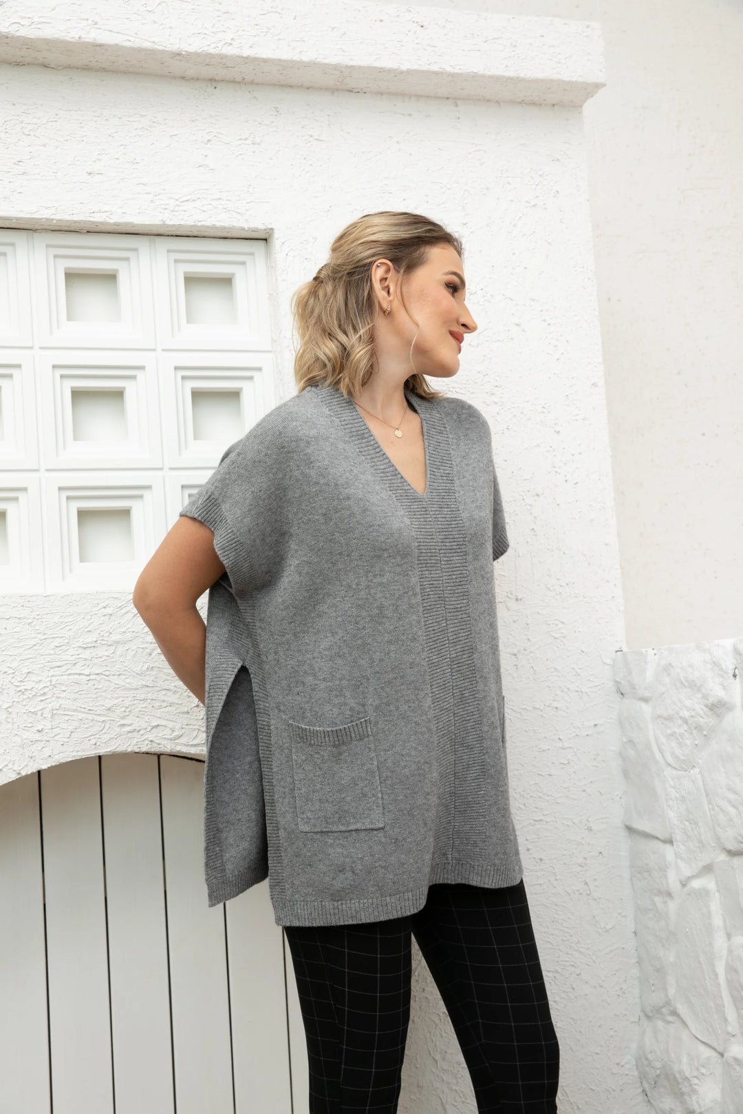 Chandail à fentes latérales