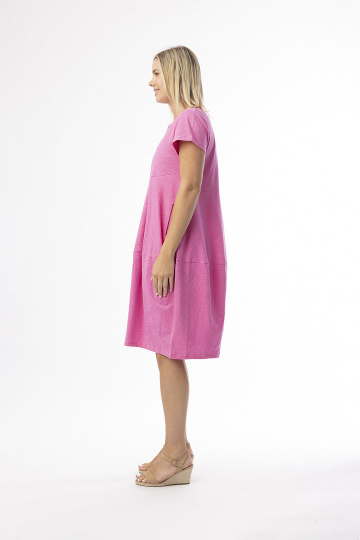 Robe silhouette décontractée avec poches Bubble