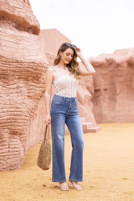 Jeans large Clara - En bambou respirant