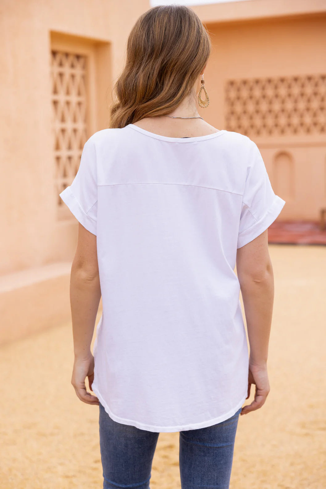 Chandail aux accents or et argent - Coupe décontractée