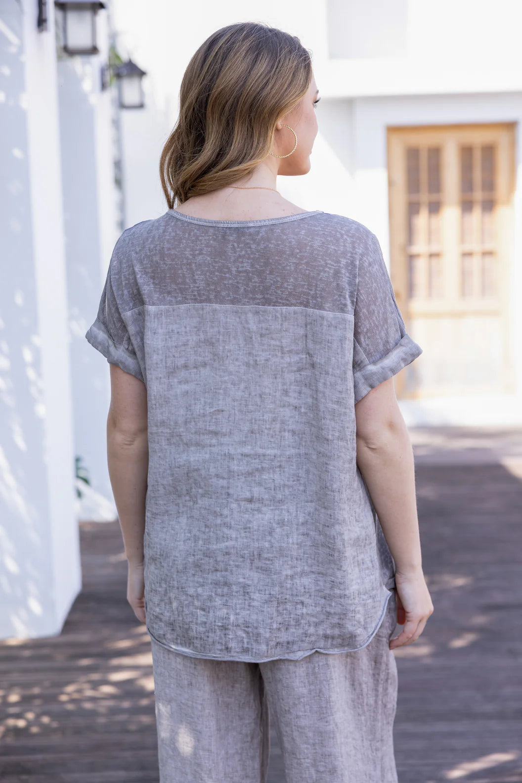 Haut avec imprimé floral Petal - Blouse décontractée