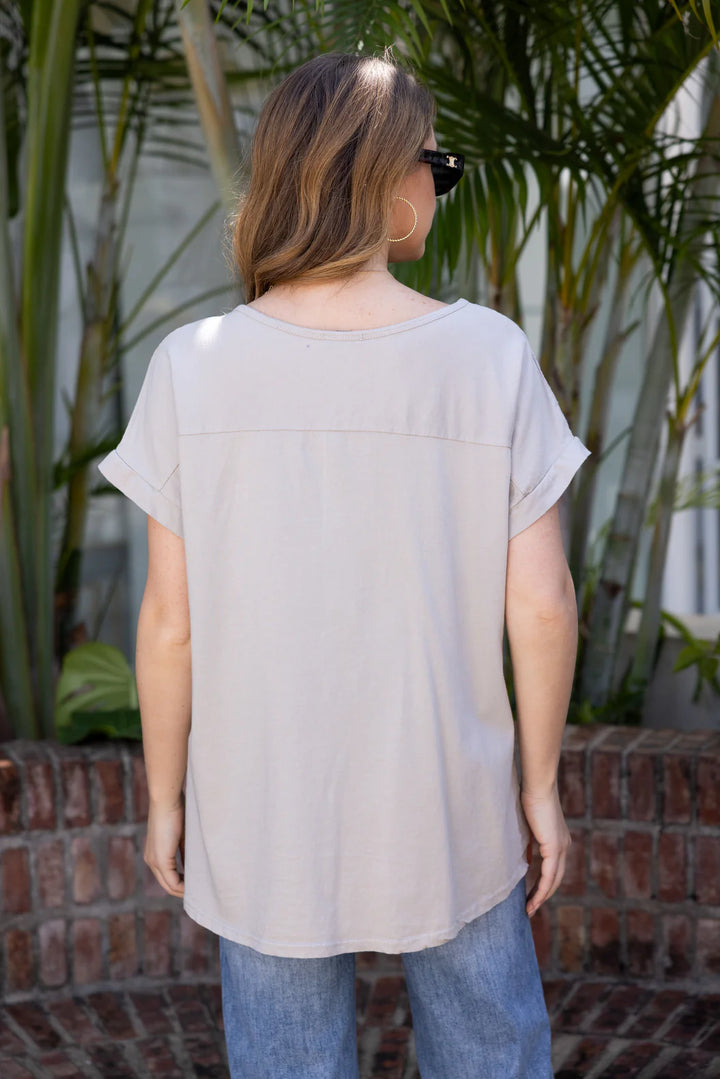 Chandail aux accents or et argent - Coupe décontractée