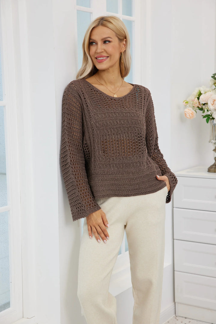 Tricot ample crocheté