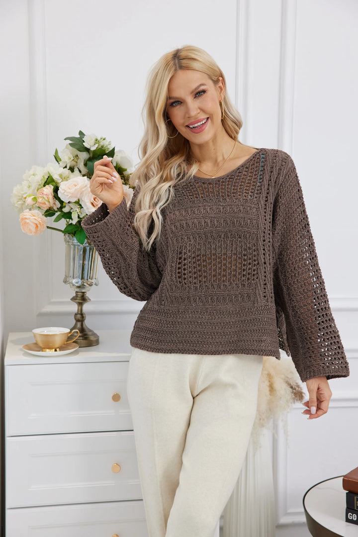 Tricot ample crocheté