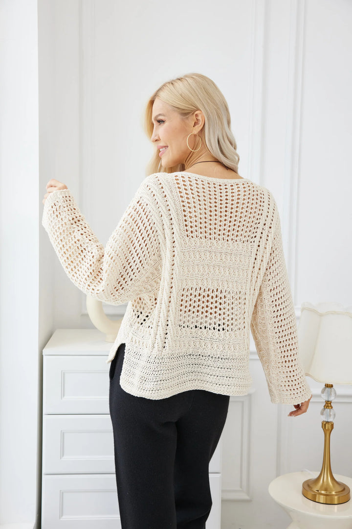 Tricot ample crocheté