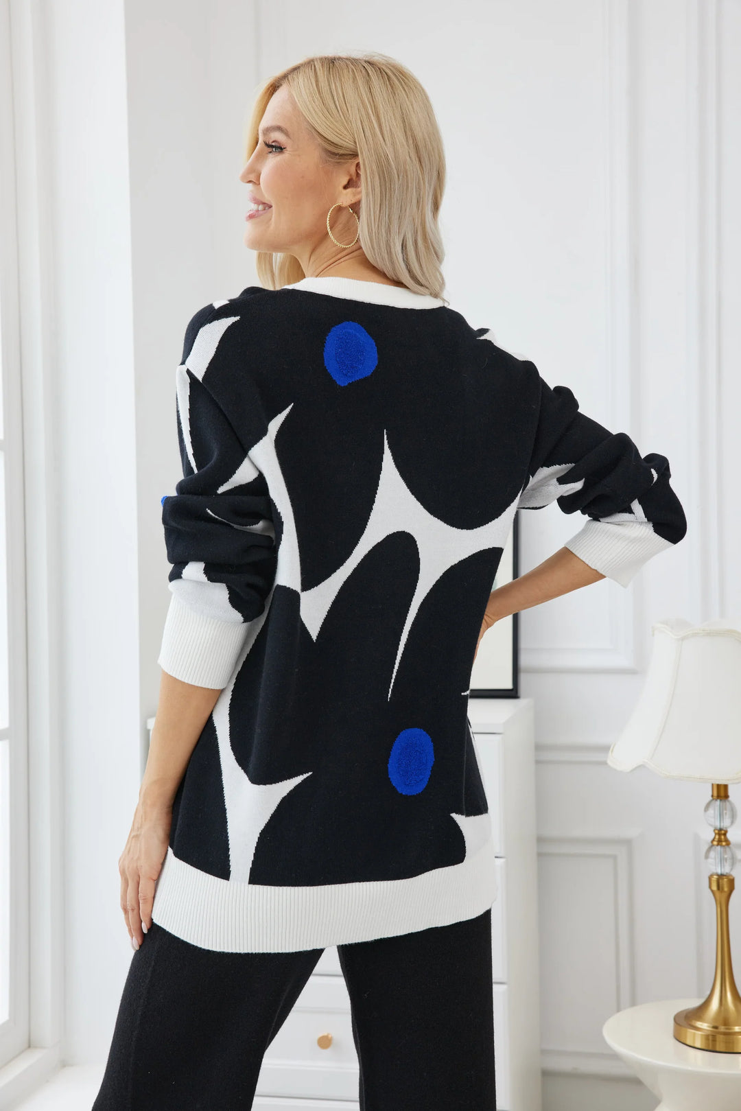 Pull décontracté avec motifs