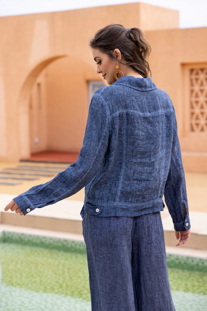 Veste Coldwash – jacket décontractée à boutons style vintage