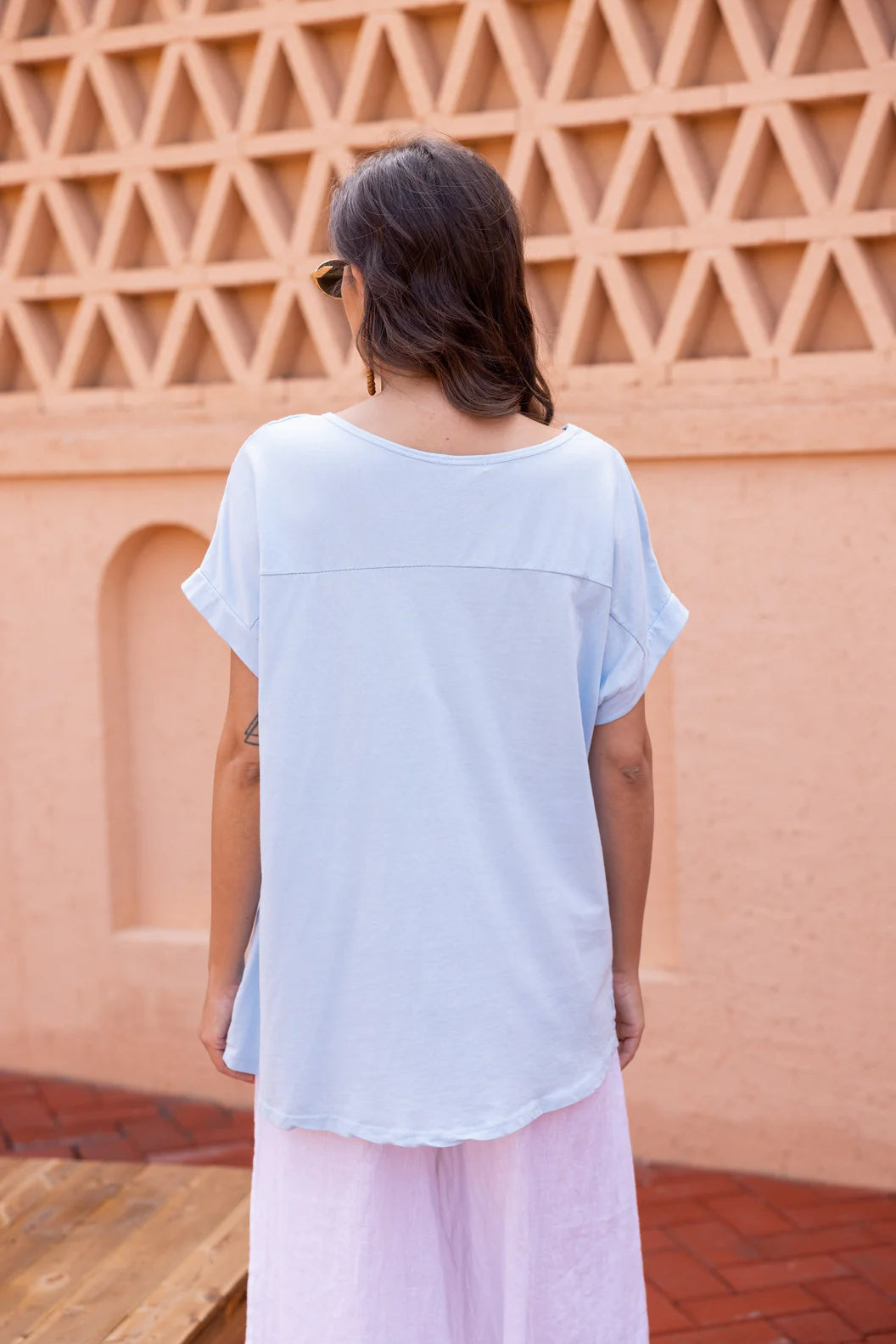 Chandail aux accents or et argent - Coupe décontractée